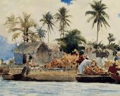 Sponge Fishing, Nassau - 温斯洛·荷默